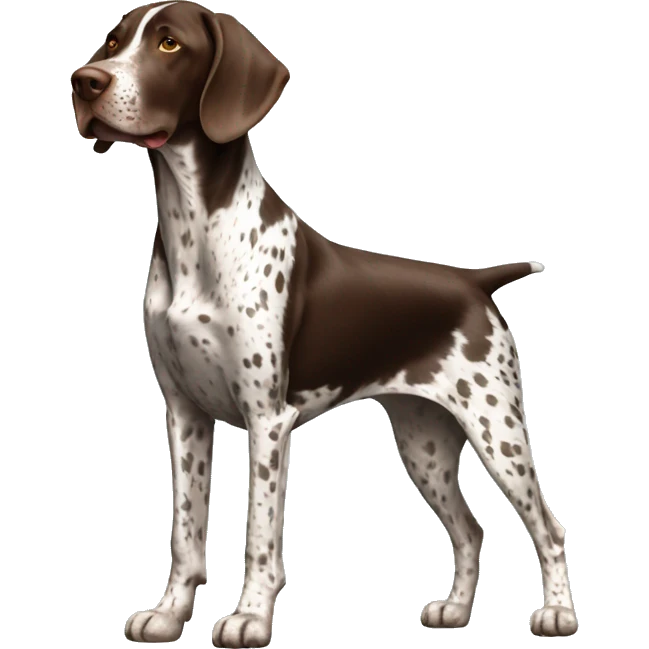 German Shorthaired Pointer Dog Breed Full Body emoji