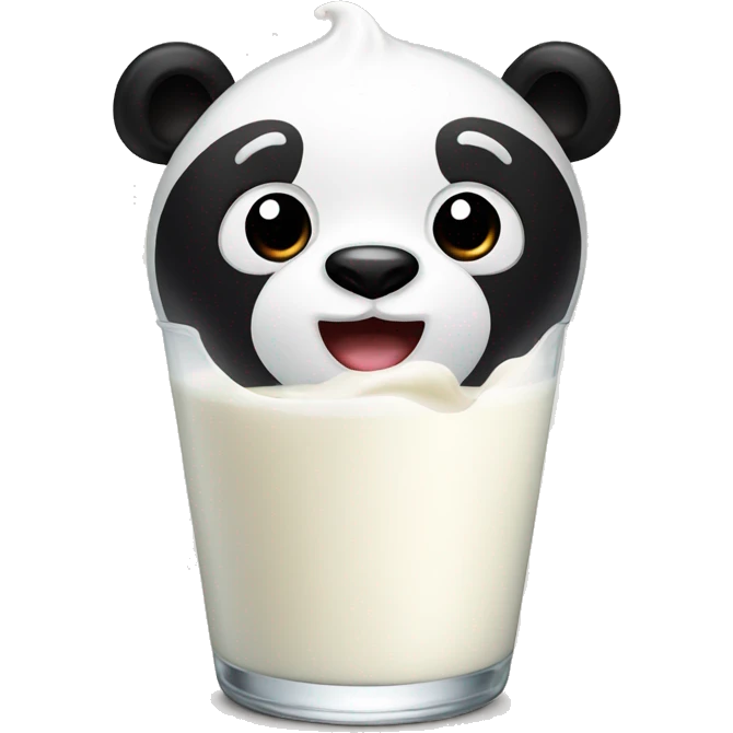 panda milk emoji