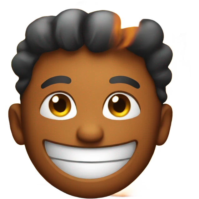 Smiling fire emoji