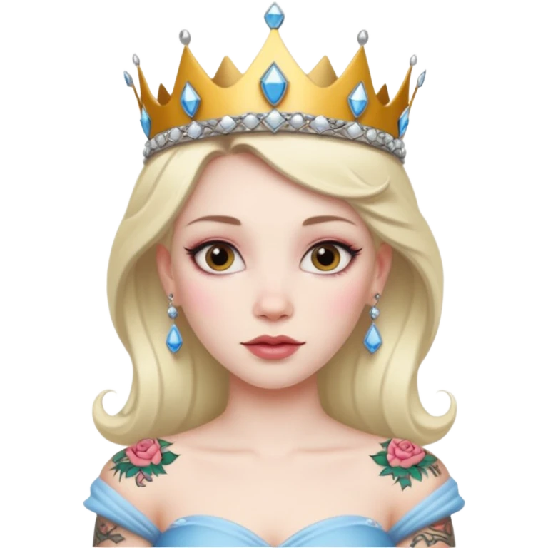 Tattooed princesses emoji
