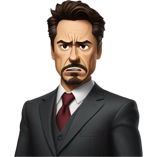 tony stark anger emoji