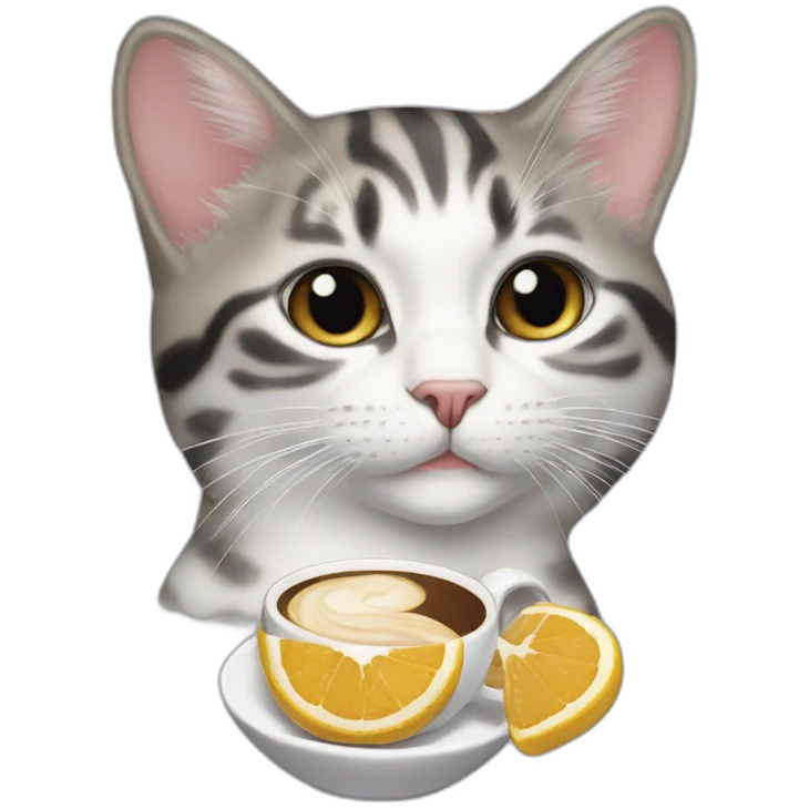 Dior コーヒー 猫 emoji