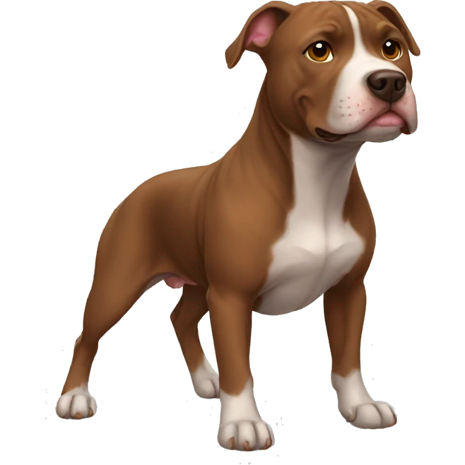 Brown Pitbull trading emoji