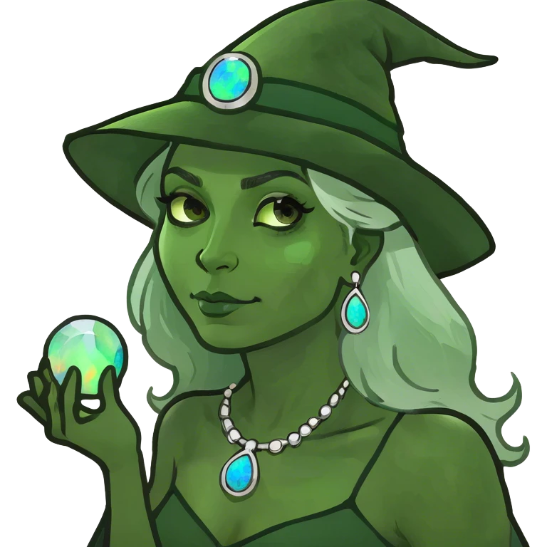 Opal witchy emoji
