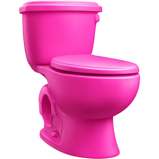 Pink toilet  emoji