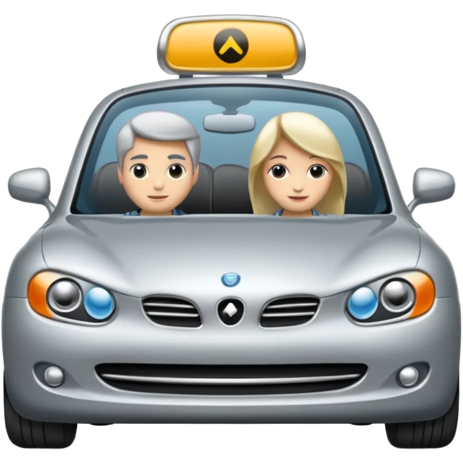 An passenger auto emoji