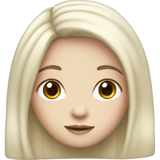 pale girl with long black hair  emoji