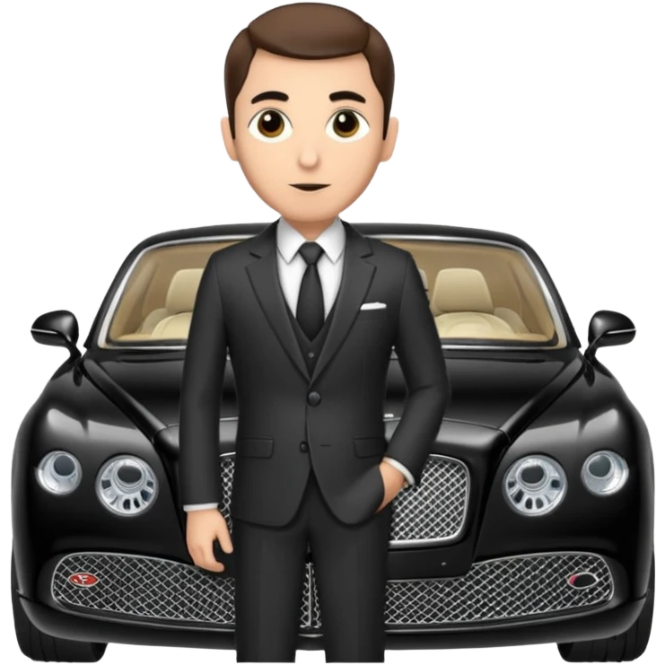 Abid abedi as Principalwith his Bentleyo emoji