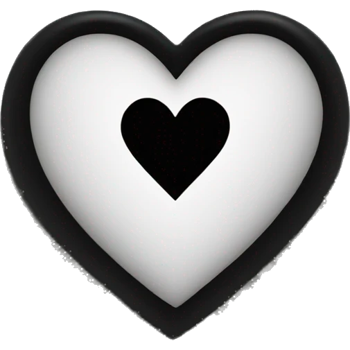 black heart emoji