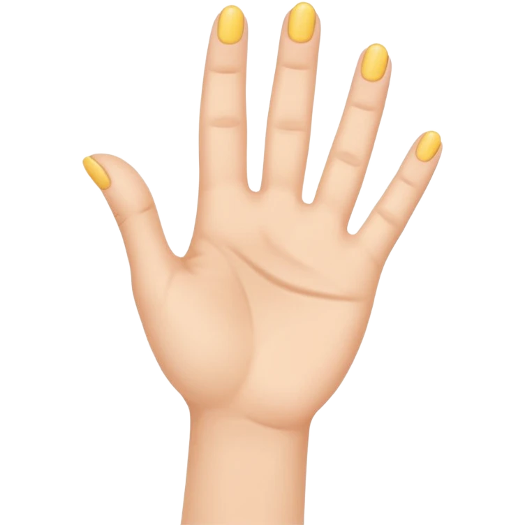 Minimal emoji of a hand lifting facial skin upward, clear skin-tightening gesture, gentle upward motion, natural wellness style, simple and readable icon, no beauty or cosmetic clinic references emoji