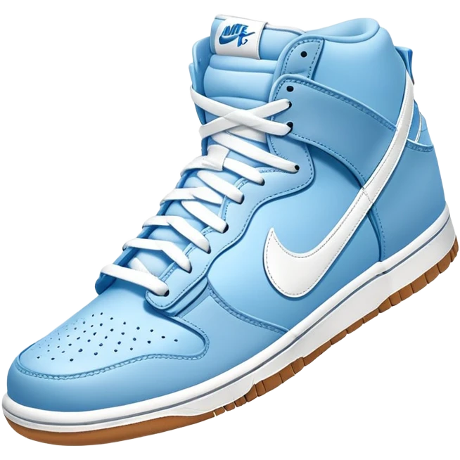 Light blue Nike dunks emoji