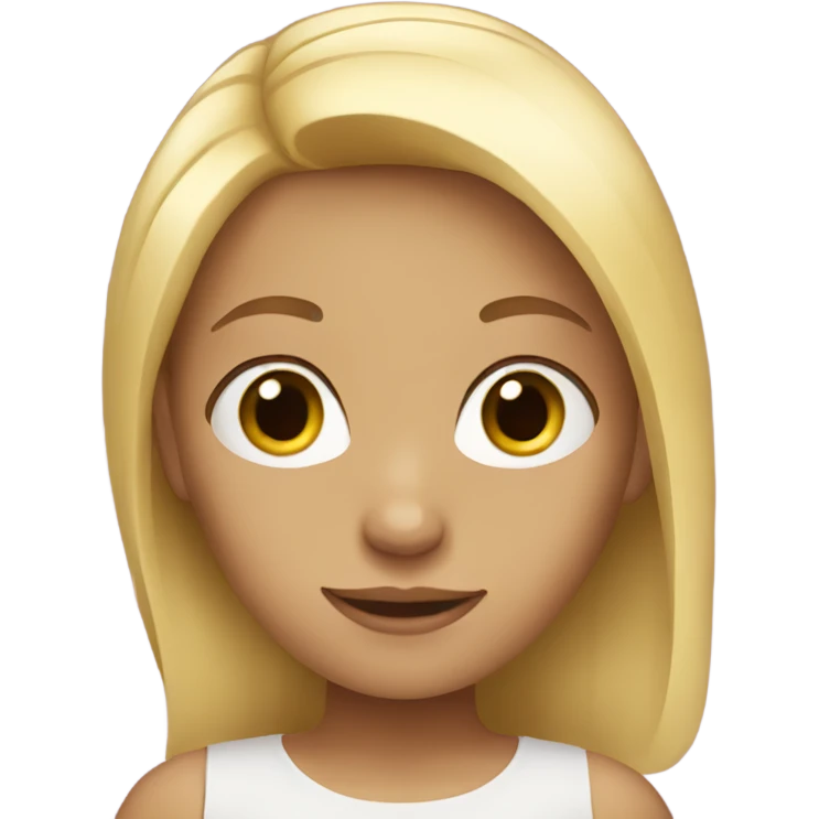 Girl with blonde hair  emoji