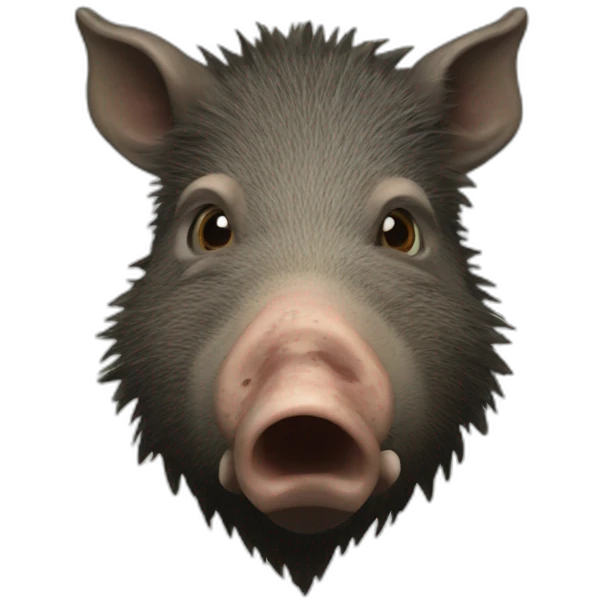 dead wild boar emoji