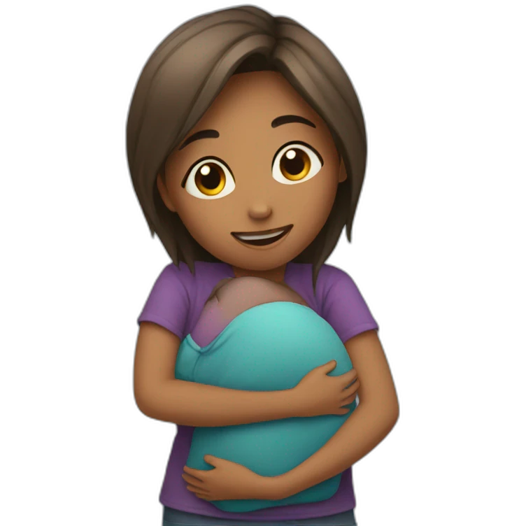 Girls hugs emoji