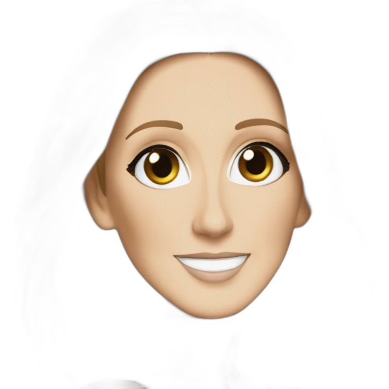 Céline Dion Saying hello emoji