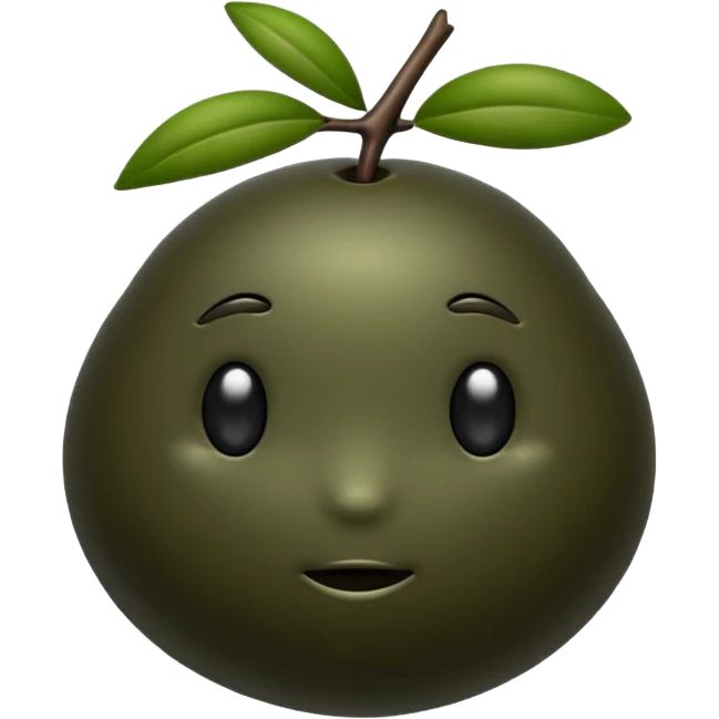 black olive emoji