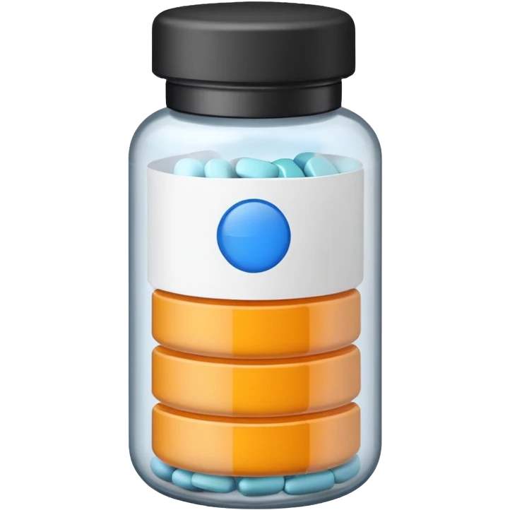 Pill bottle emoji