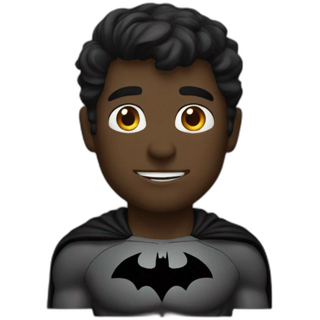 batman full black emoji