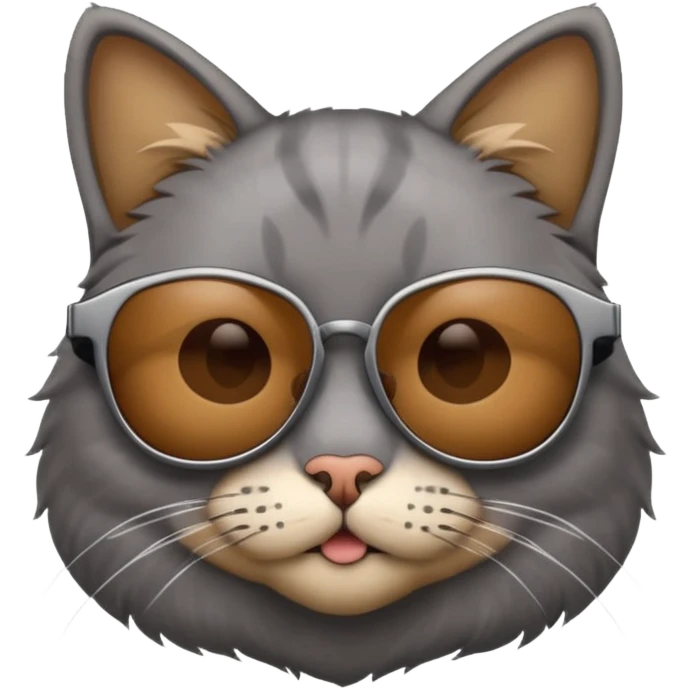 Cat wearing sunglasses emoji