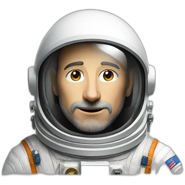 steve jobs as astronaut emoji