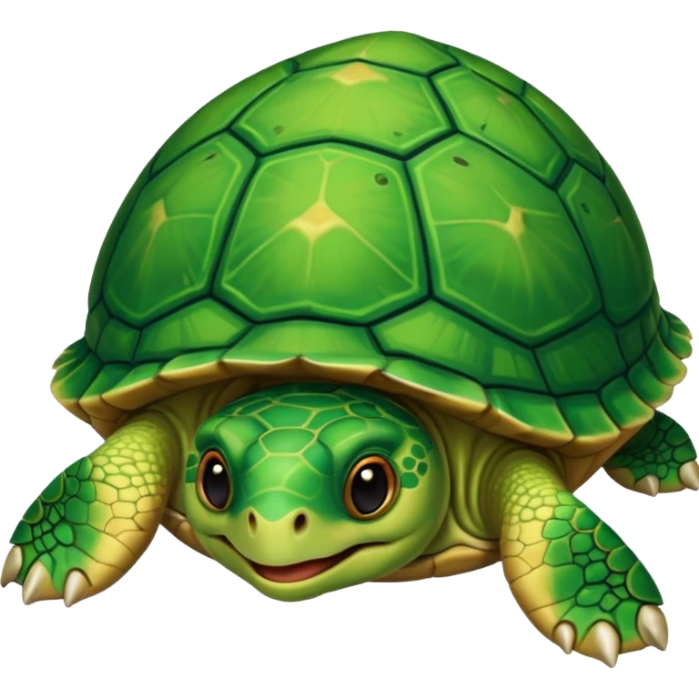 Une tortue qui rigole emoji