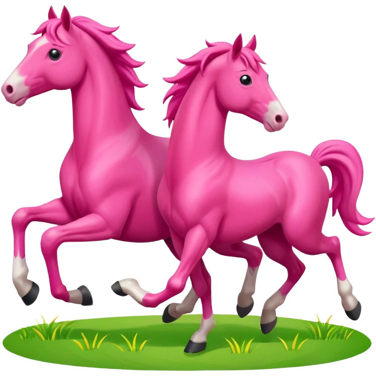 Pink Horses emoji