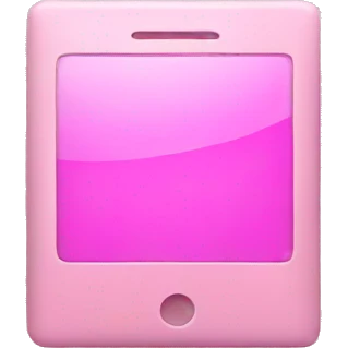 Pink iPhone  emoji