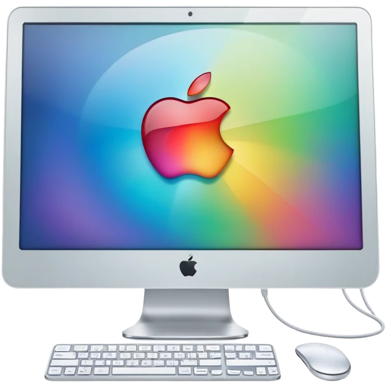 Apple iMac Y2K emoji