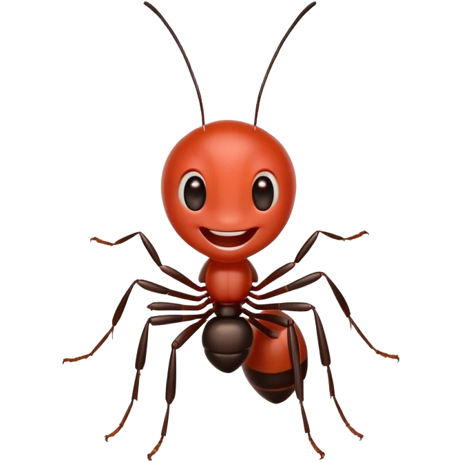 Gülen karınca emoji