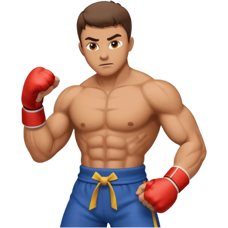 atleta de luta emoji