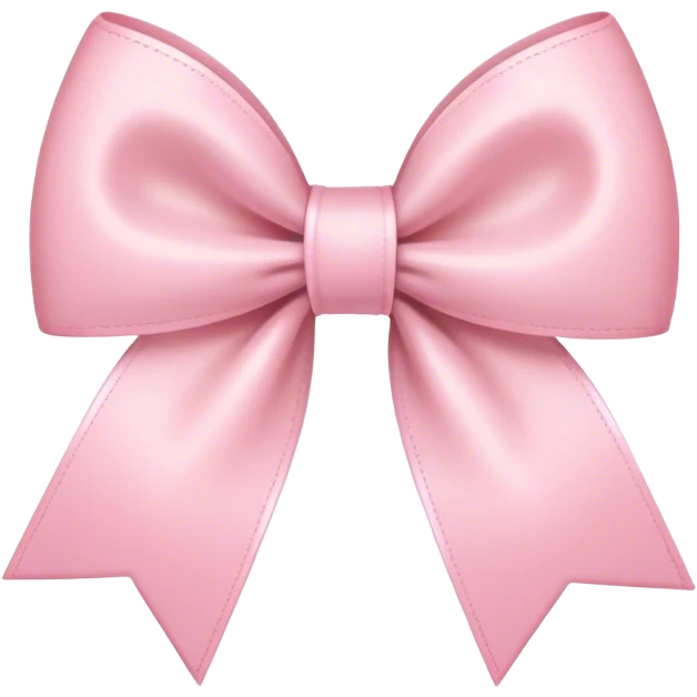 Light pink bow emoji