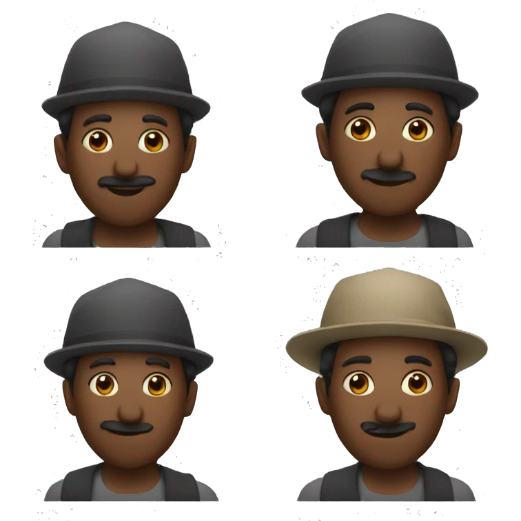 people with large nose and kippa emoji