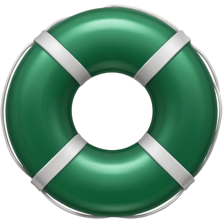 dark green lifesaver emoji