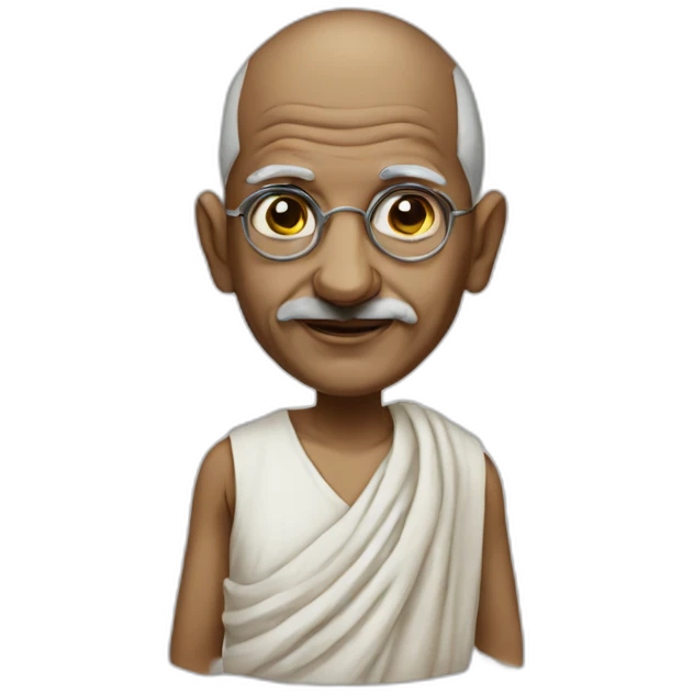 gandhi emoji