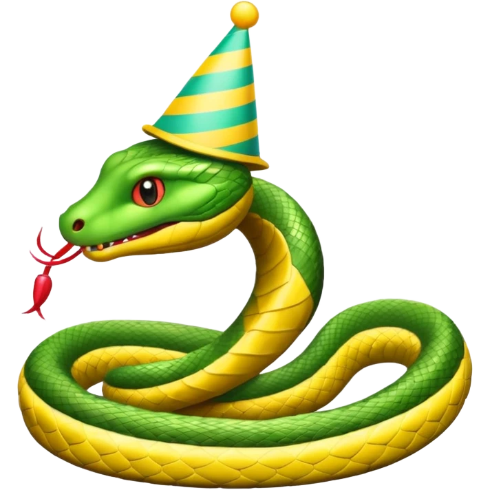 PARTY HAT SNAKE emoji