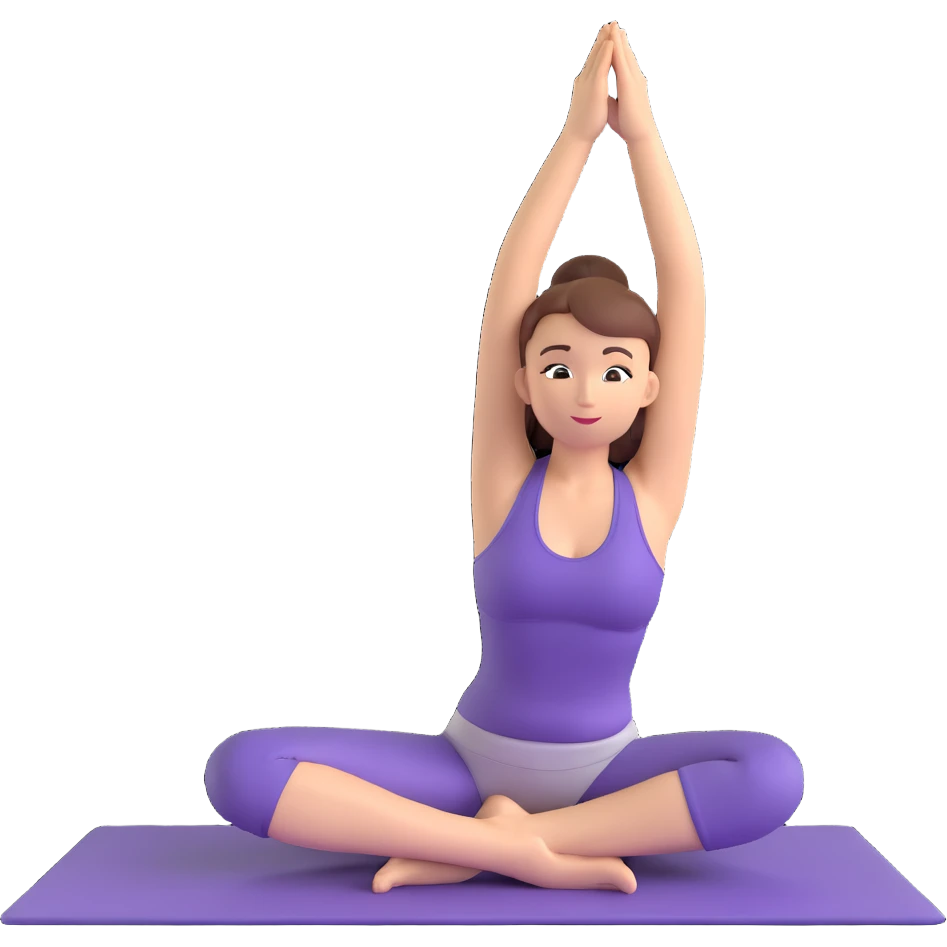 yoga pose emoji