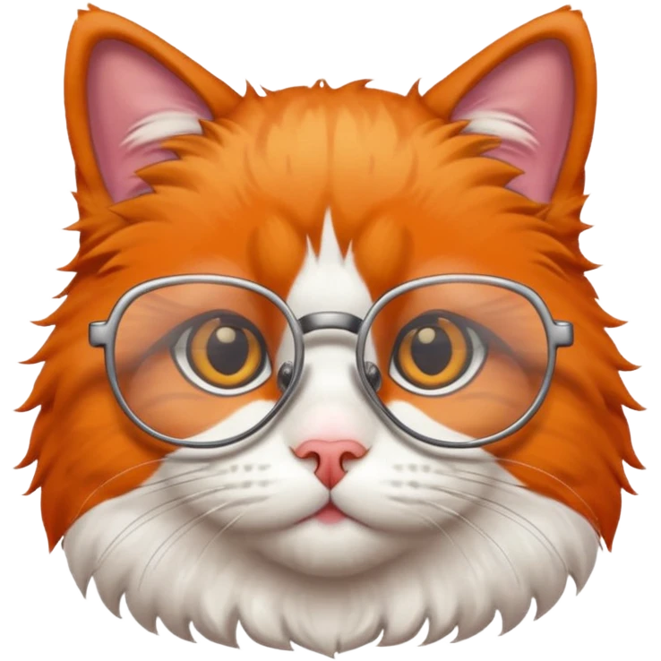 Кот в очках emoji