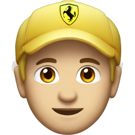 A Ferrari F1 number 16 emoji