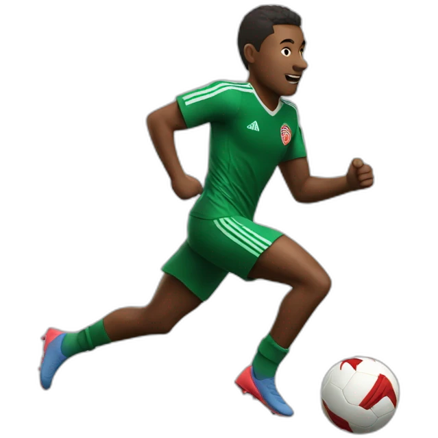 ajax player running emoji