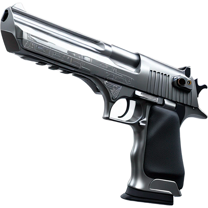 sci fi futuristic desert eagle gun emoji