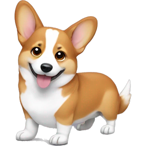 Corgi with shoes emoji