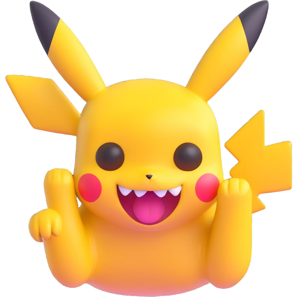 creepy Pikachu emoji
