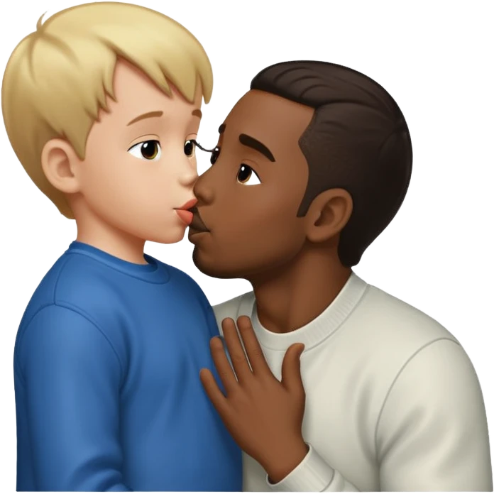 diddy kissing a little boy emoji