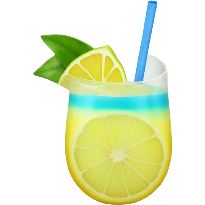 limonada azul emoji