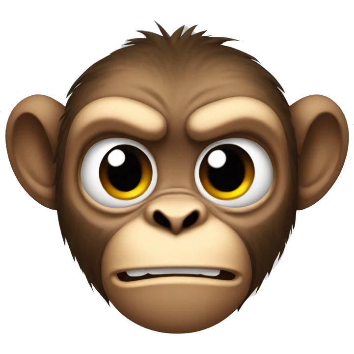angry monkey emoji