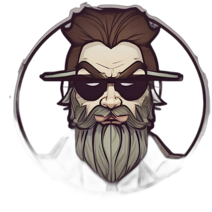 Bearded villains emoji