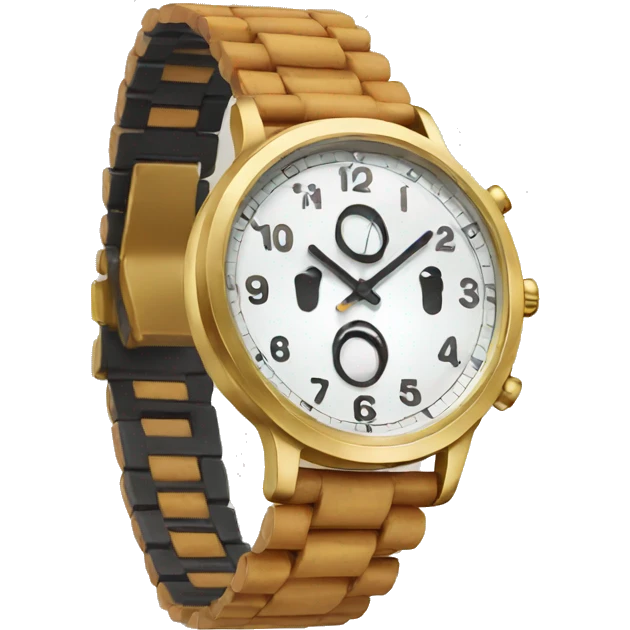Smiling wrist watch  emoji