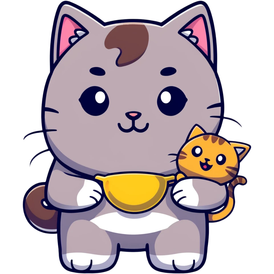 Cat with Kakao  emoji