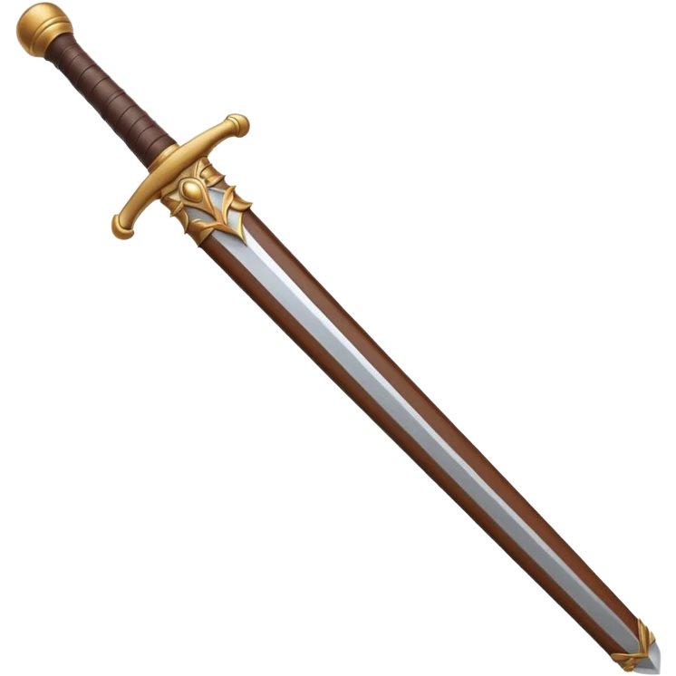 wooden sword, Gladius emoji