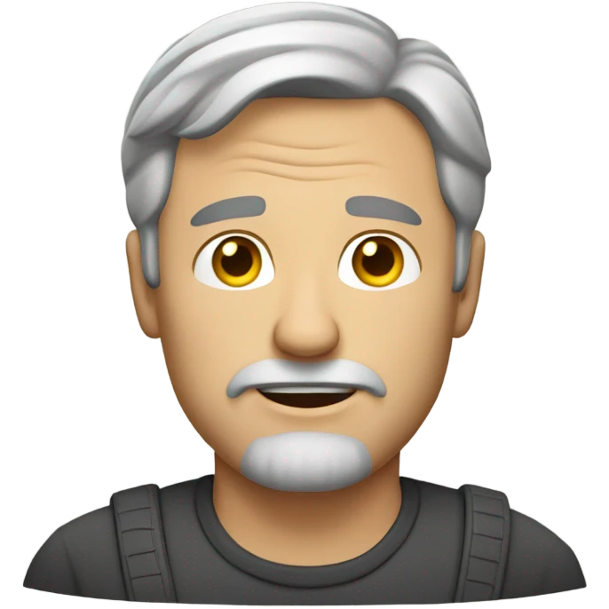 Causian middle age man emoji
